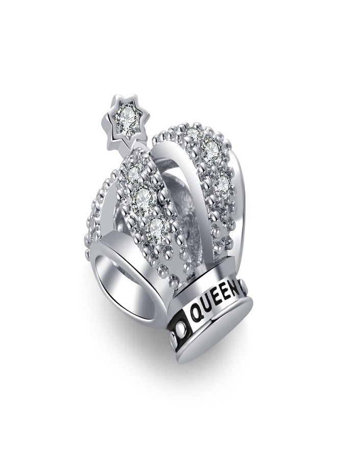 TGLS Queen Crown Charm Compatible With Pandora Bracelets Jewelry Birthday Gifts for Mother Girlfriend Daughter Her Women - Image 2